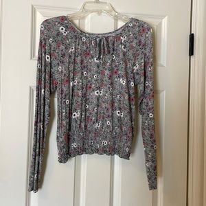 American Eagle Flower Blouse